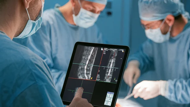 La plataforma permite acceder al historial del paciente y a las checklists