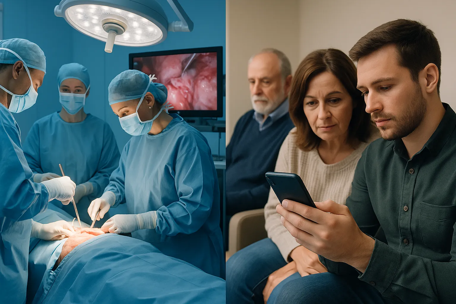 Imagen de una vista de la aplicación de Inphocare de Estructure medical