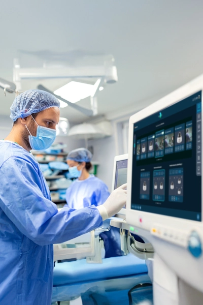 Configuración previa al procedimiento