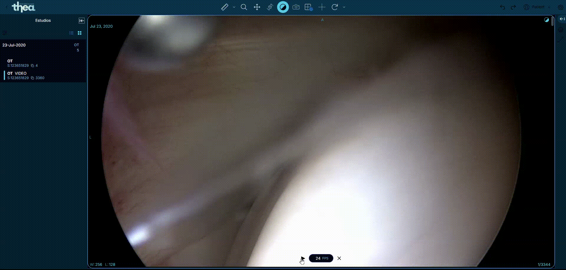 Video médico integrado